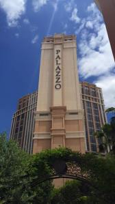 The side-view of our hotel, the Palazzo
